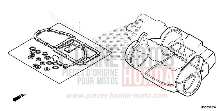 GASKET KIT B for CB1100 ABS GRAPHITE BLACK (NHB01) from 2014